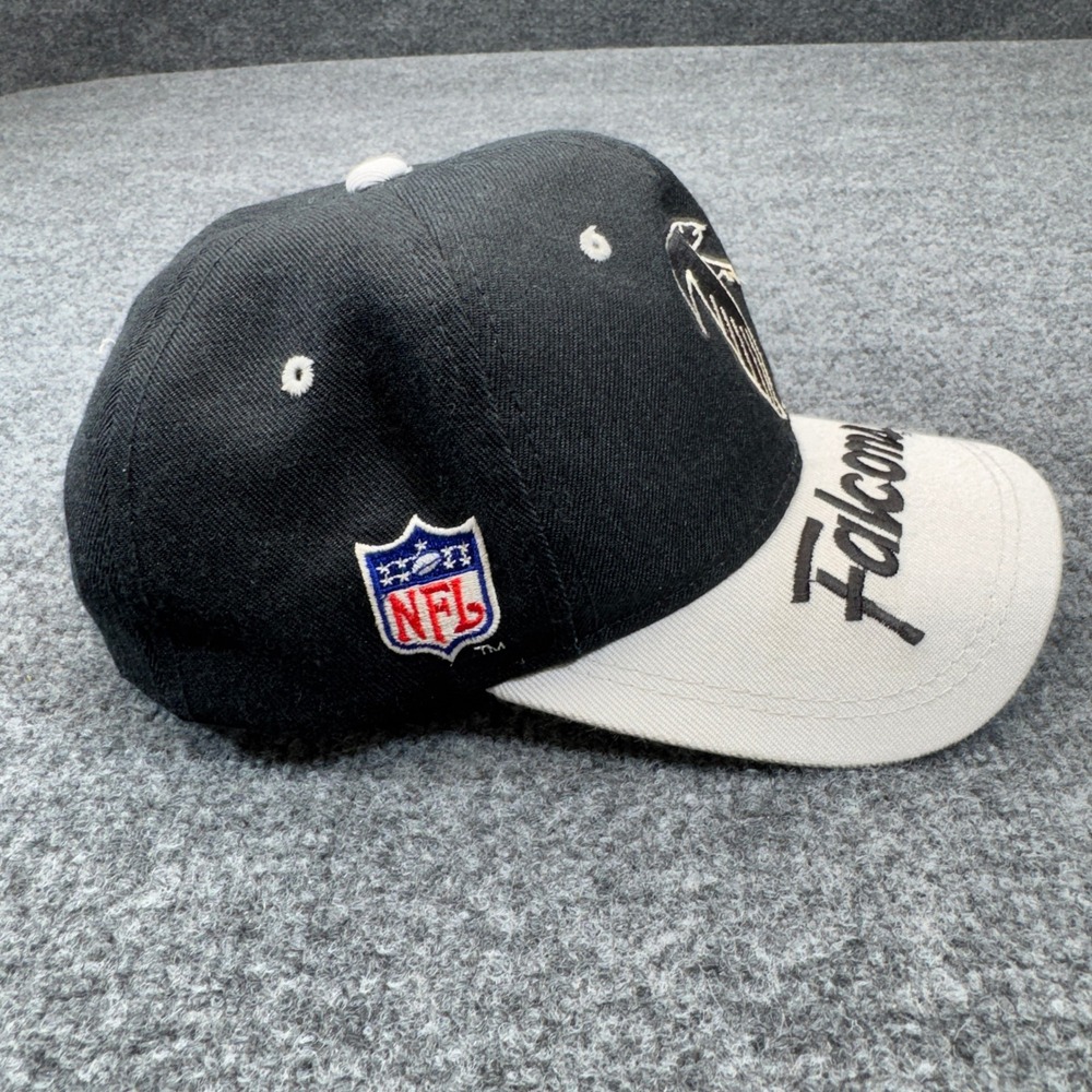 Vintage Atlanta Falcons Hat Black Snapback Cap 90s NFL Sports Specialties